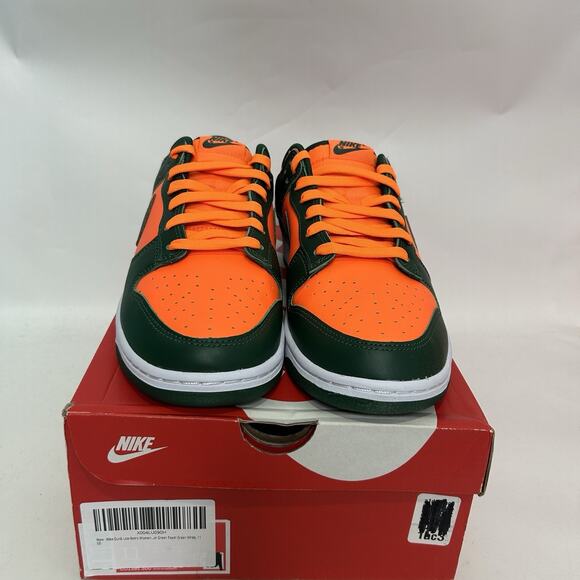 Nike Dunk Low Retro “Miami/Gorge Green-White” DD1391-300 main image 4
